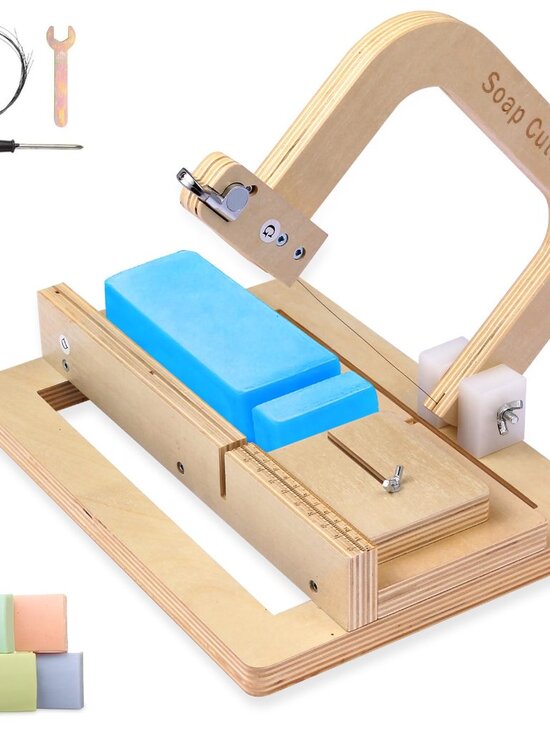 chuanju Other - New in box Soap Cutter, Adjustable Wooden Soap Cutter with Stainless Steel Wire,